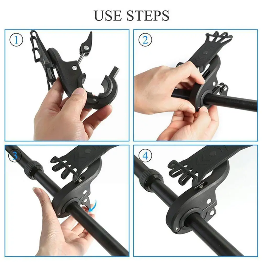 

Electric Scooter Phone Holder For M365 Universal Motorcycle Bicycle Support Adjustable Bike Phone Gps Holder K0h7