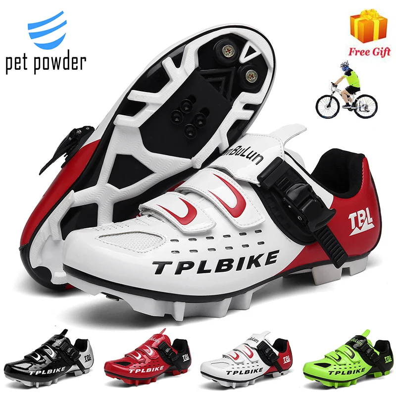 

Professional Men's Mountain Bike Cycling Shoes with Automatic Lock Road Bike Shoes Ultra Light and Breathable