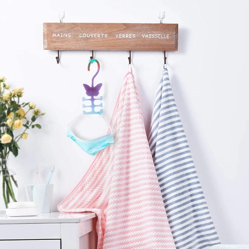 

2 Styles Useful Mask Hanger Epoxy Resin Mold Storage Rack Holder Silicone Mould U90F