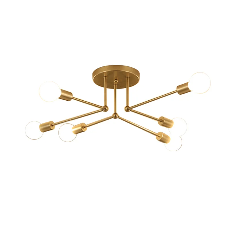 

Smuxi Ceiling Lamp Modern LED Bedroom Home Living Room Wrought Iron Ceiling Lamp Pendant Light 220V E27 (Bulb NOT included)