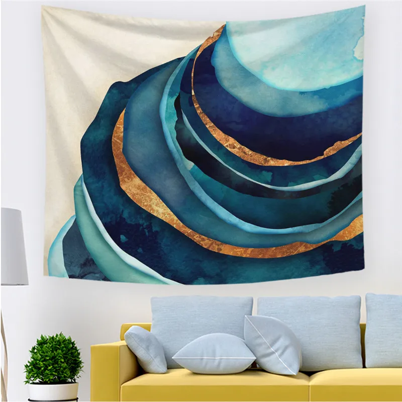 Звездное небо кактус гобелен пустыня красивая цифровая печать украшение для