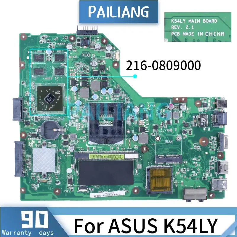Материнская плата для ноутбука ASUS K54LY 216-0809000 HM65 REV.2.1 DDR3 |