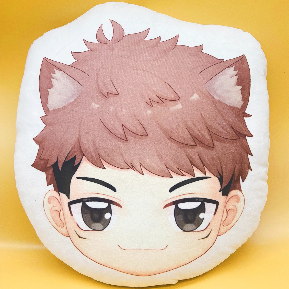 

Anime Jujutsu Kaisen Itadori Yuji Gojo Satoru Cute Cosplay Plush Doll Special-shaped Throw Pillow Sofa Cushion Toy Gift 40X40CM