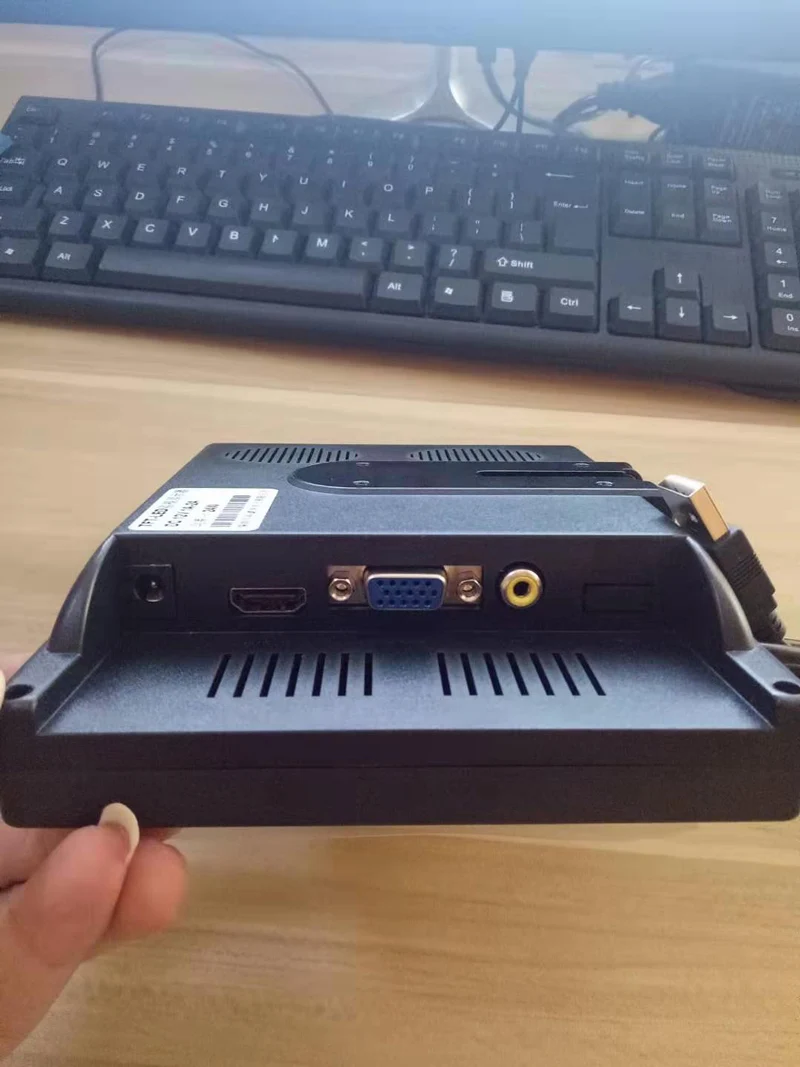 Автомобильный 7 дюймовый сенсорный экран HDMI маленький мини ЖК монитор 1024*600 full hd