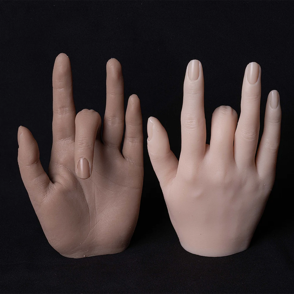 ZISHINE жидкий силиконовый 1:1 женский поддельный ручной палец модель эскиз рисунок