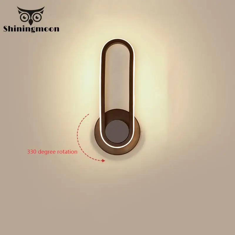 Современный Железный настенный светильник белые светодиодсветодиодный ленты