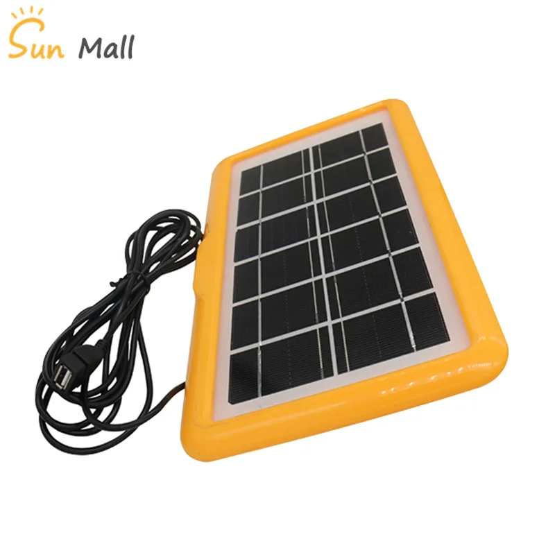 6V 4.5W 3W 750ma Portable Solar Panel Plate Charger Battery Kit Complete Electric Generator Power Bank Energ For Mobile Phoney