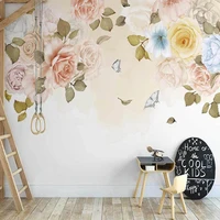 custom mural wallpaper 3d pastoral flower art indoor background wall painting living room bedroom home decor papel de parede
