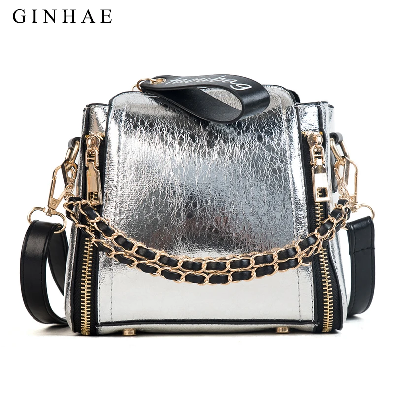 Яркие женские сумки маленькая сумка на цепочке через плечо Роскошные Сумки из