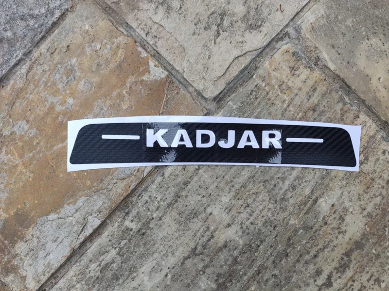 Автомобильный Стайлинг 3d эмблемы из углеродного волокна наклейки для Renault kadjar 2015