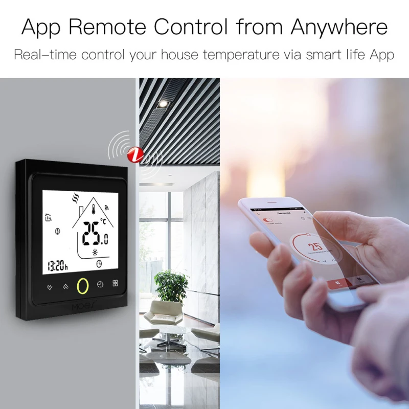 

ZigBee Smart Thermostat Tuya App Remote Temperature Controller Control Alexa Google Home Electric Floor/water Heating Gas Boiler