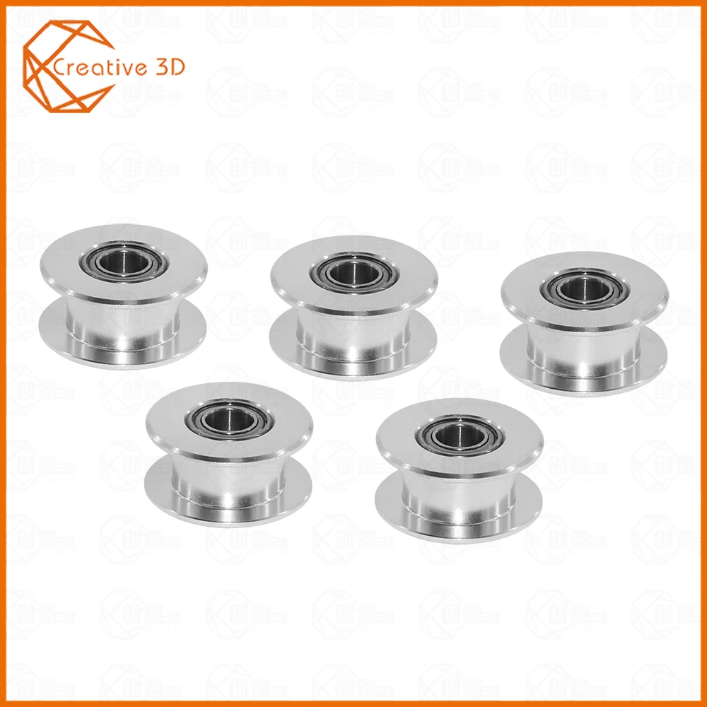 2GT 20 зубчатое отверстие натяжного шкива 5 мм и ширина 6 с зубьями или без зубьев для