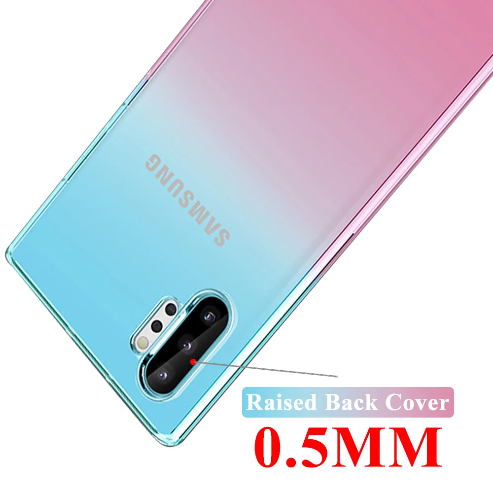 Note10 Pro защитный чехол для samsung Galaxy Note 9 Note9 8 10 градиент кожи 5G бампер Sansung Coque Not9 |