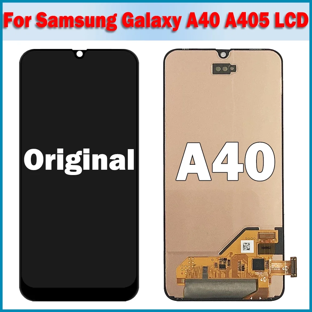 mobile phone lcd display for samsung a40 lcd touch display screen phone screen assembly a40 lcd 2019 a405 lcd free global shipping