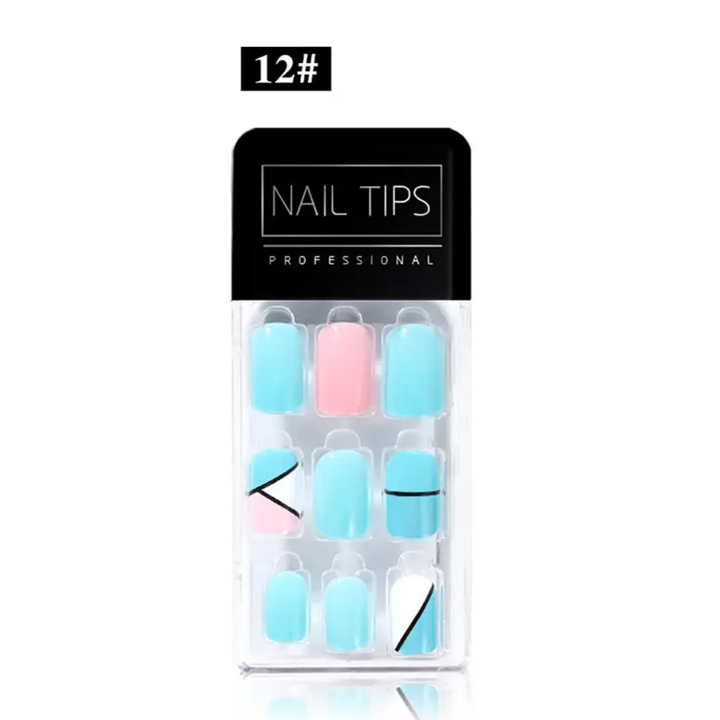 Wear Nail Art Finished Piece Detachable Fake Nails Ultra-Thin No Trace Patch Professional Fashion | Красота и здоровье