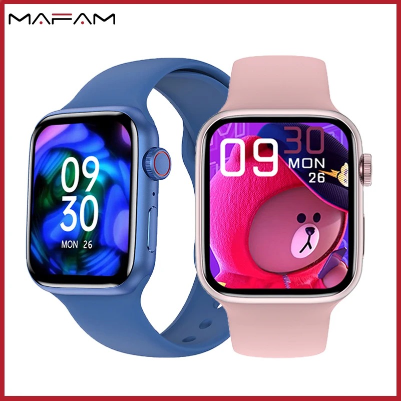 

MAFAM GW67 Plus IWO Серия 7 Смарт-часы 45 мм Музыка Воспроизведение пользовательский циферблат часы 1,75 "спортивный фитнес-Браслет сотовый телефон сма...