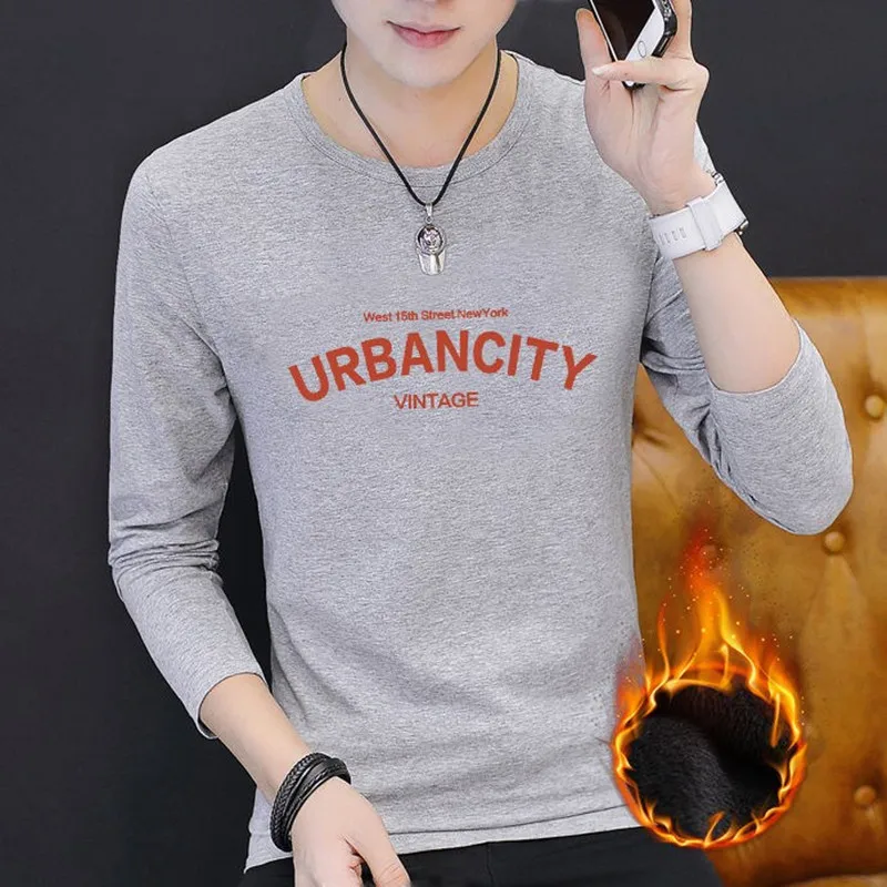 Весна 2019 Новое поступление мужская футболка с круглым вырезом Лоскутная длинным