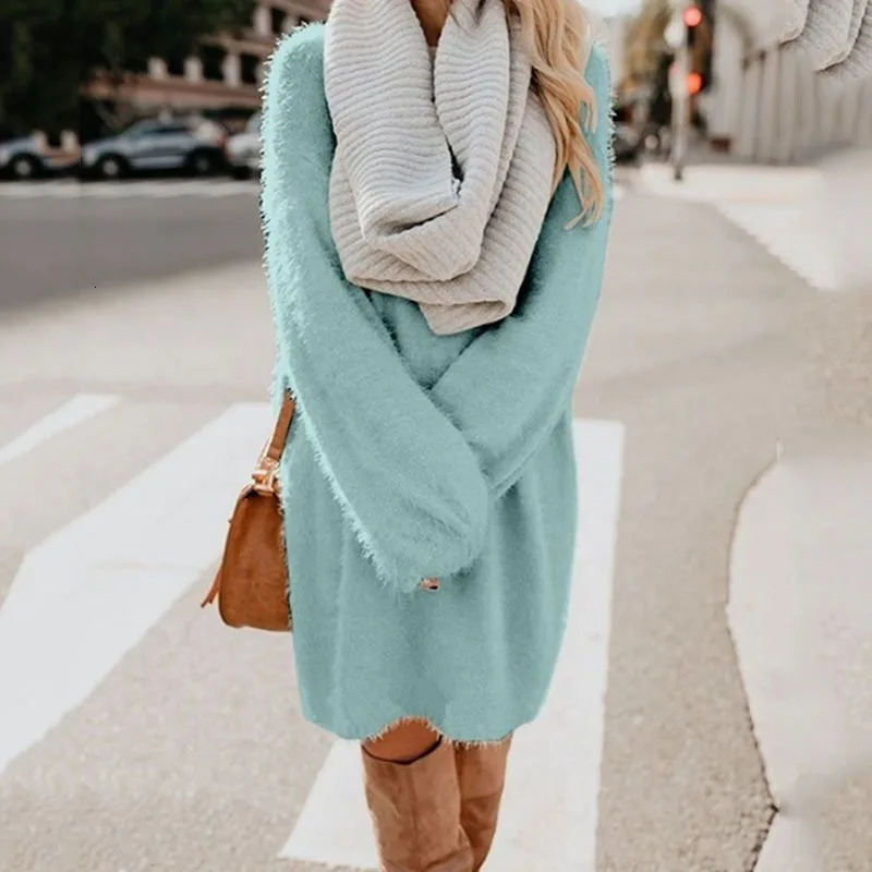 New autumn and winter sweaters pregnant dress female long-sleeved thick knit girl tight maternity | Мать и ребенок