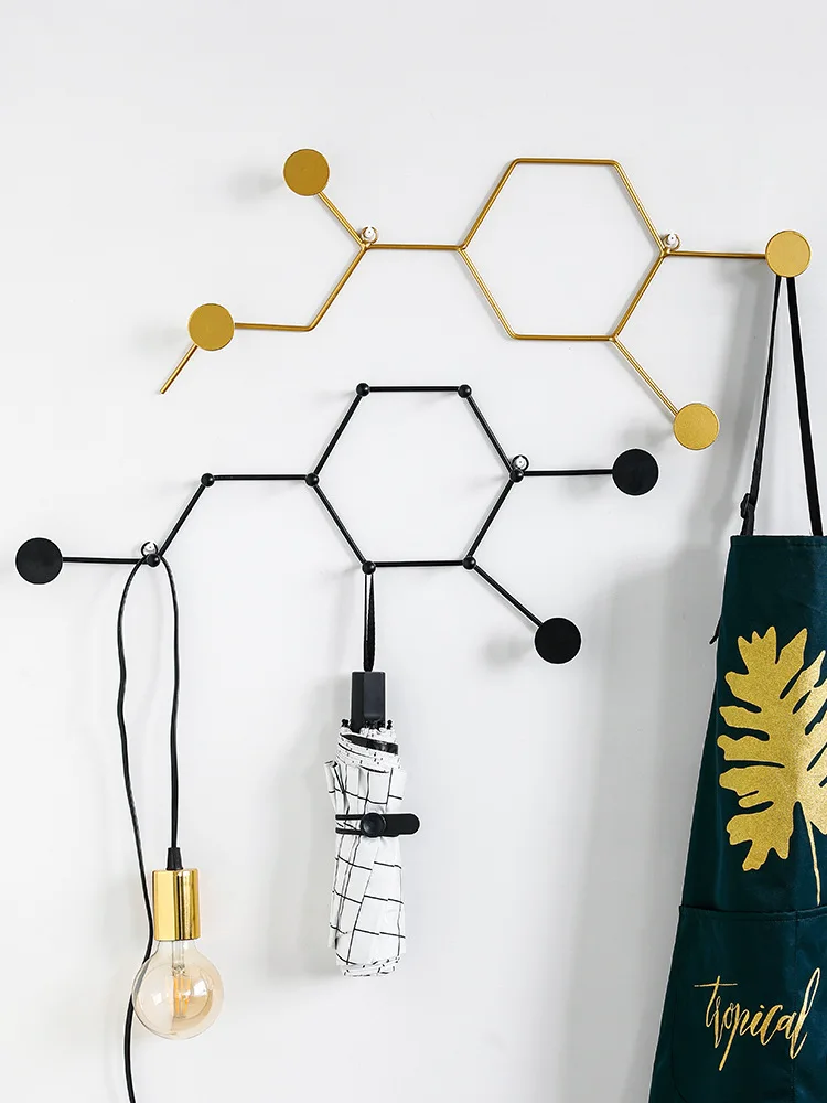 Новый Химический молекулярный крючок железная художественная стена