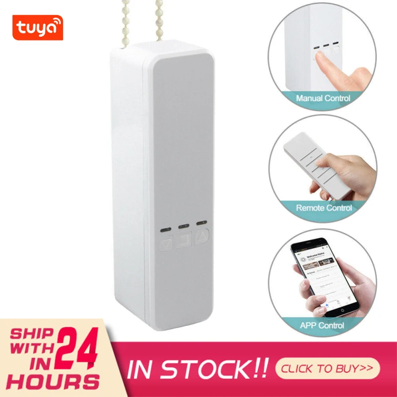 

Smart Home WiFi Roller Shade Driver DIY Roller Shutter Motor Tuya/Smart Life APP Voice Control Work With Alexa Google Assistant