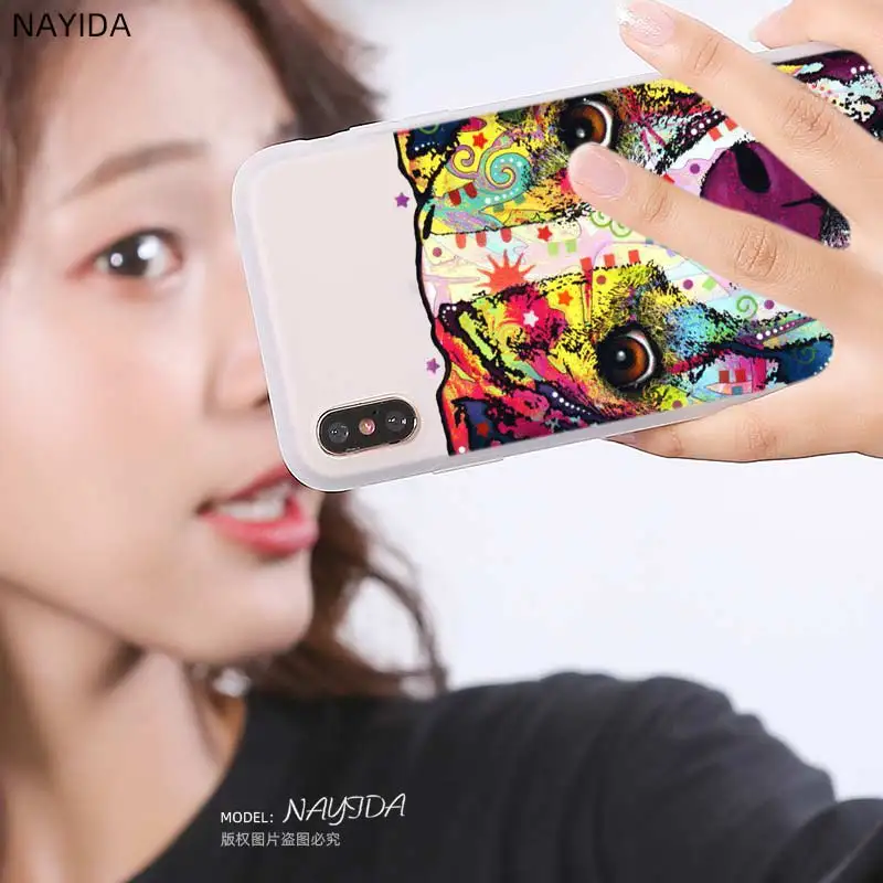 Роскошный мягкий чехол для Huawei Honor 30 20 Pro 10 9 9X Lite 10i 9a 8a 7a 30s с французским бульдогом |