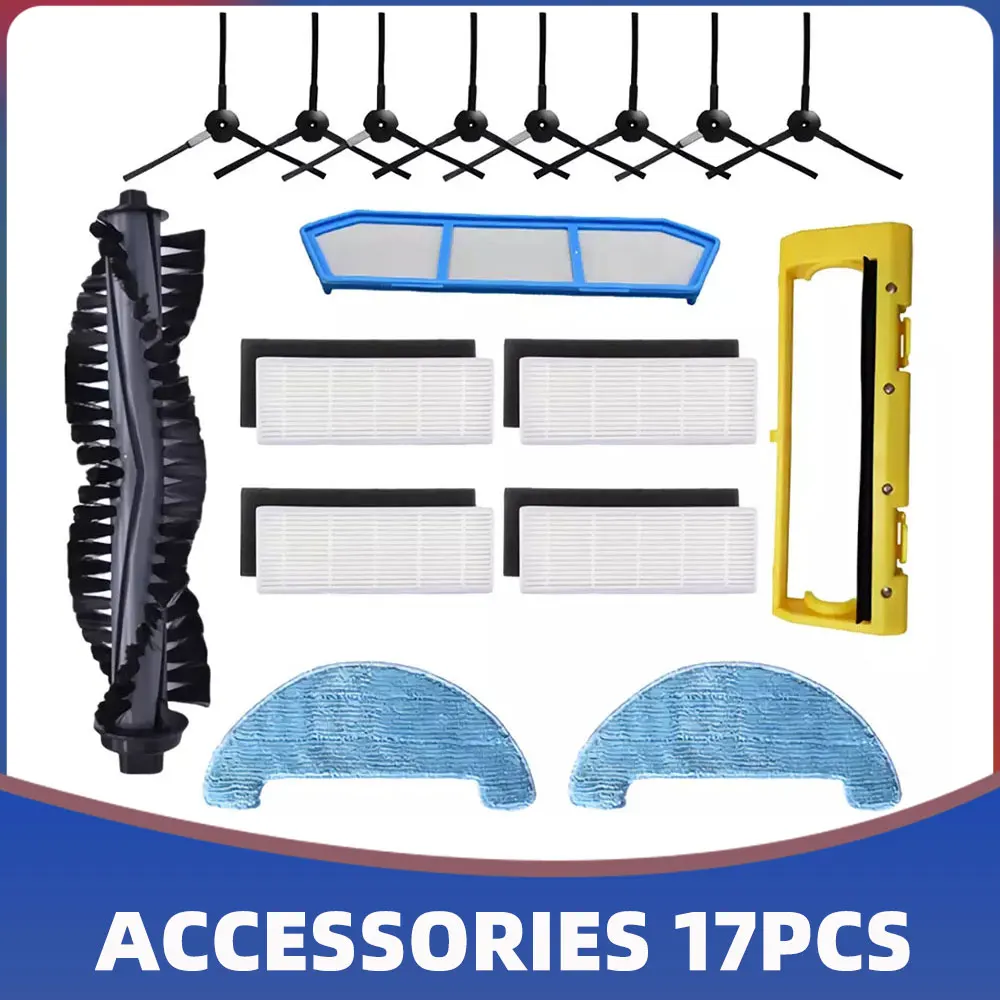 

Replacement For iLife A4 A4S A40 Polaris PVCR 0726 0826 0926 Robot Vacuum Spare Parts Main Side Brush Hepa Filter Mop Cloths Rag