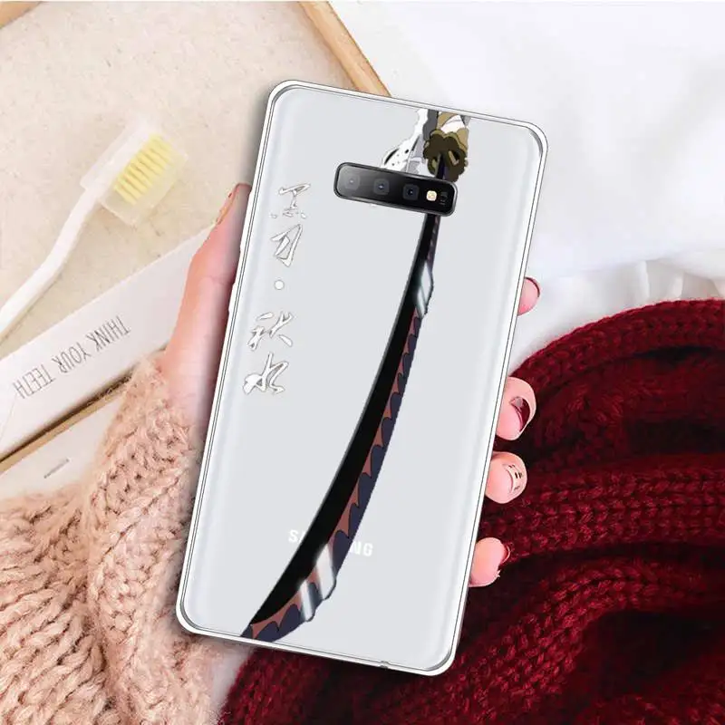 

One Piece Zoro Japanese Manga Phone Case Transparent For Samsung Galaxy A 71 21s S note 8 9 10 plus 20 ultra