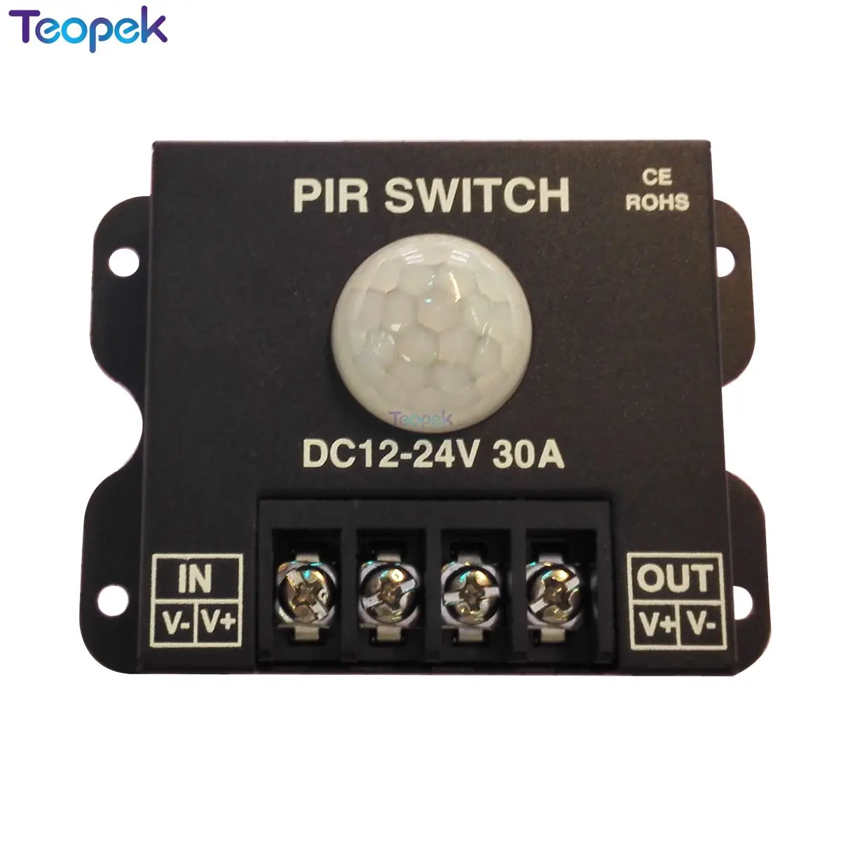 30 А пассивный инфракрасный датчик человеческого тела движения Светодиодная