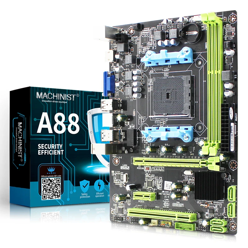 Комплект материнской платы A88 FM2 + процессор AMD A8 5600K 16G(2*8G) 1600 МГц DDR3 память для