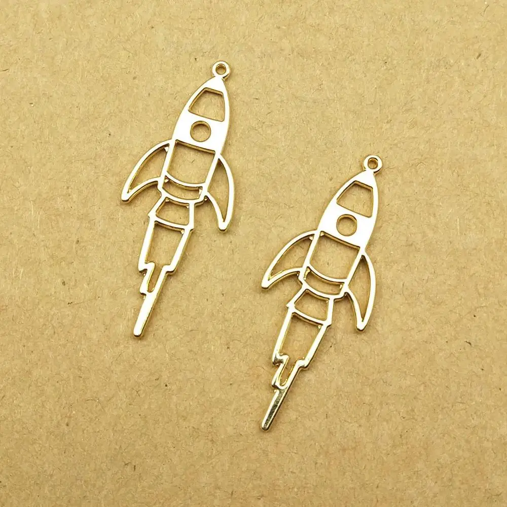 10 шт. подвеска в виде ракеты и космического корабля для изготовления ювелирных