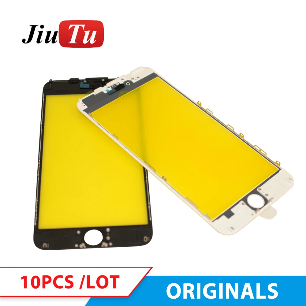 10 шт Холодный пресс передняя стеклянная линза Рамка для iPhone 6/6 Plus/6s 6s Plus/7/7 Plus/8/8 Plus