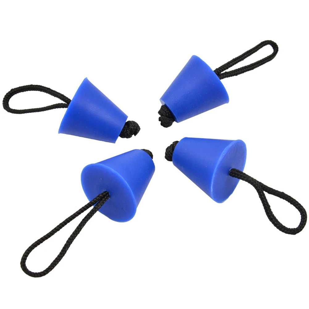 

4x Kayak Canoe Silicone Drain Holes Plug Portable Durable Practical Classic Texture Outdoor Marine Boat Scupper Stopper