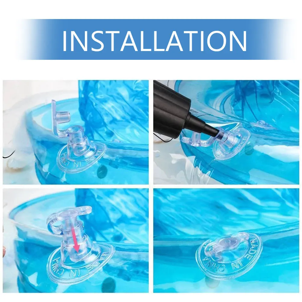 

Baby Swimming Pool Rings Seat Cute Inflatable Swim Ring Float Seat Swim Circle with Dual Handle for Baby Toddlers Pool Bathtub