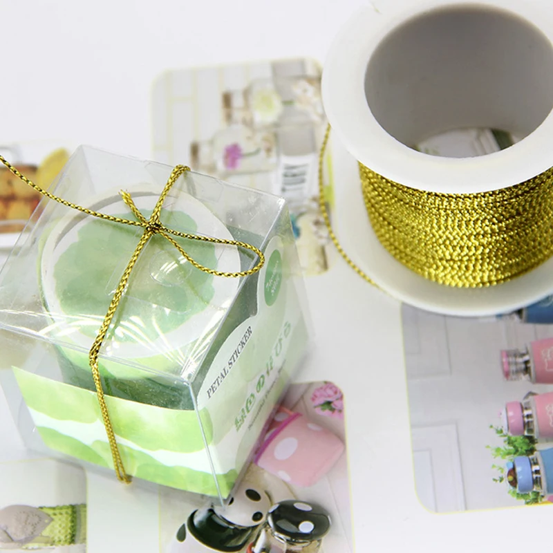 1 мм * 20 м красная Золотая струна для торговой марки ювелирных изделий браслетов