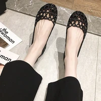women sandals ladies flats weave summer cool breathable flats shoes hollow female slip on light comfort 2021 woman footwear