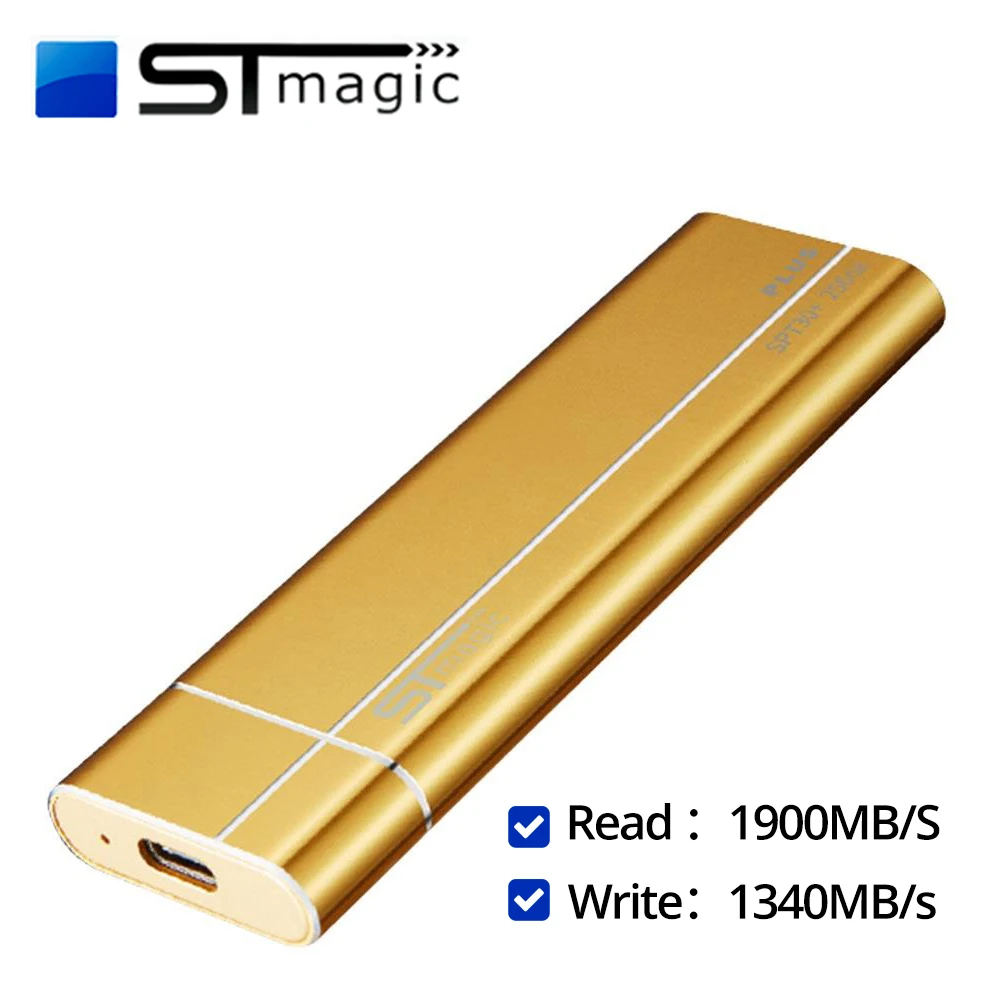 STmagic SPT30 плюс 128 ГБ 512 Портативный NVME SSD USB3.1 для Тип-C внешний твердотельный