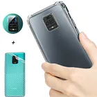 Redmi Note 9 Pro чехол, противоударный чехол на Xiaomi redmi note 9 pro 2020 бампер защитной пленки Прозрачный силиконовый чехол для Xiamoi нот 9S редми ноут 9 про чехлы Аксессуары для телефонов чехол на redmi not 9pro