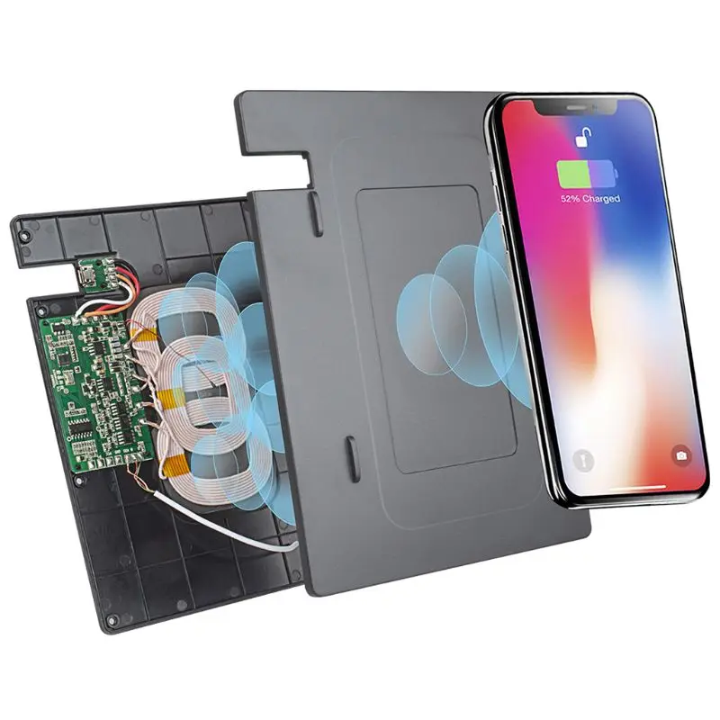 

Car Qi Wireless Charger Mobile Phone Charging Pad for Toyota Camry 2018-2019