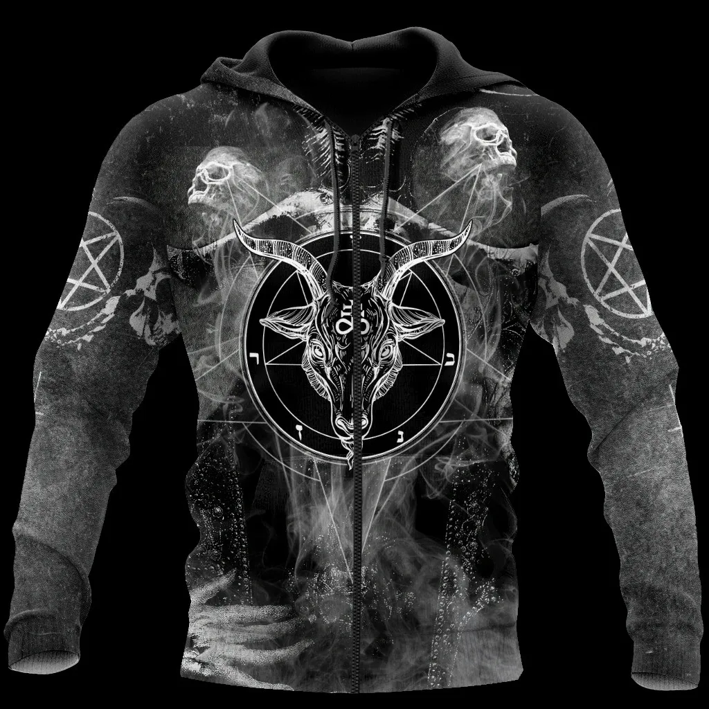 

PLstar Cosmos 3Dprint Newest Satan Black Devil Art Harajuku Streetwear Funny Awsome Casual Hoodie/Sweatshirt/Zip Style-1