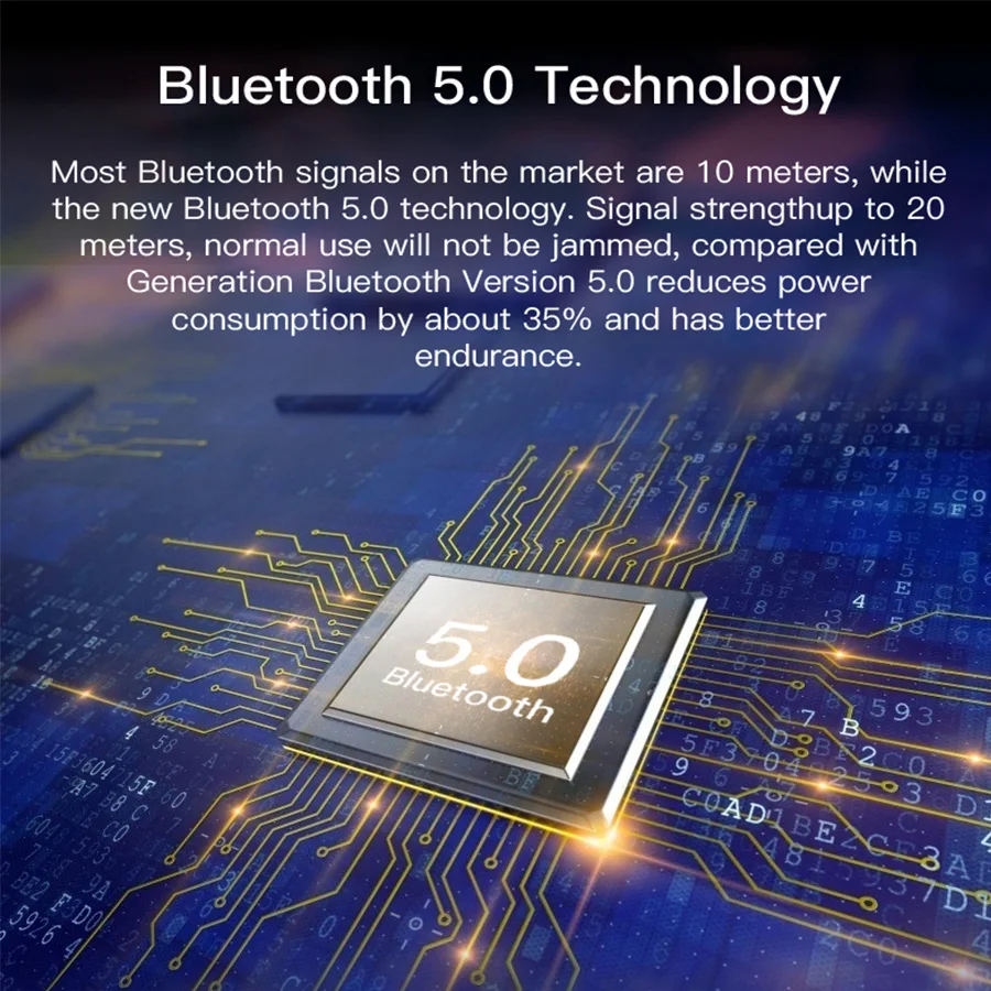 CBAOOO TWS Bluetooth 5,0 беспроводная гарнитура IPX6 водонепроницаемая Спортивная стерео Беспроводная гарнитура с затычки в уши для микрофона