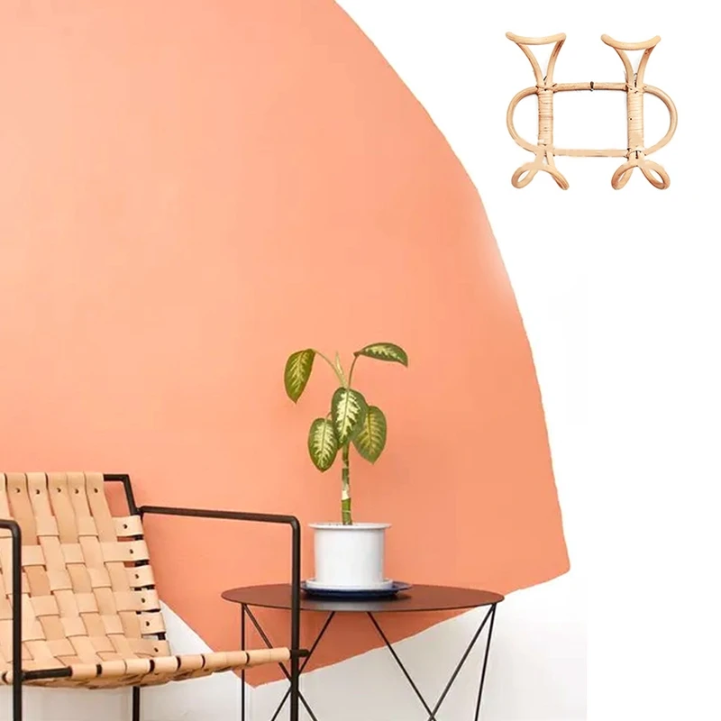 

Rattan Wall Hooks,Rack for Kids Garments Organizern,Clothes/Hat Hanging Hook,Rattan Hanger for Kids Room Decor