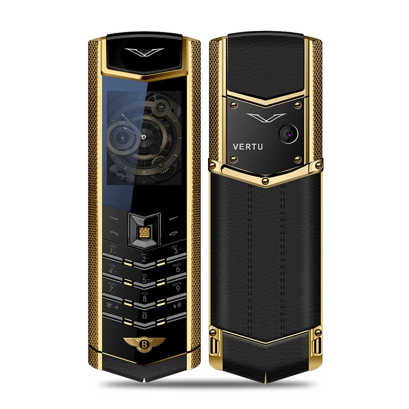 

Metal Body Luxury Bar Phone K9 V9 Dual Sim Bluetooth Dialer Senior Mobile Cellphone Invisible Keyboard