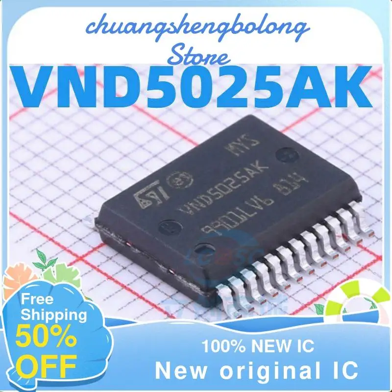 

10-200 шт. VND5025AK VND5025 Ssop24 Автомобильная компьютерная плата управления сигналом поворота чип инвентарь пятен