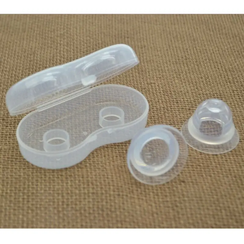 Silicone Nipple Correction Niplette Welnove Shield Sucker Corrector Flat 2PCS Hot | Мать и ребенок