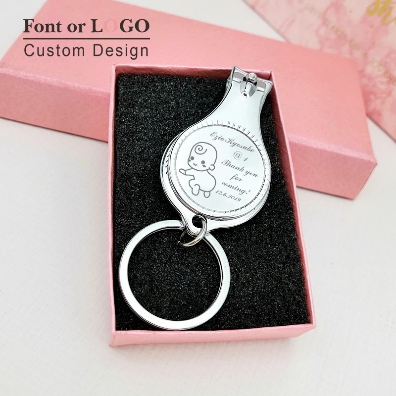 50Pcs Personalized Baptism/first communion anniversary Multifunctional Wine Opener/Keychain/Nail Clippers