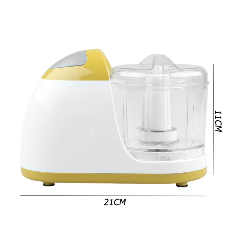 Kitchen Manual Food Processor Mixer Egg Blender Meat Grinder Vegetable Chopper Shredder Stainless Steel Blade Cutter(EU Plug) | Бытовая