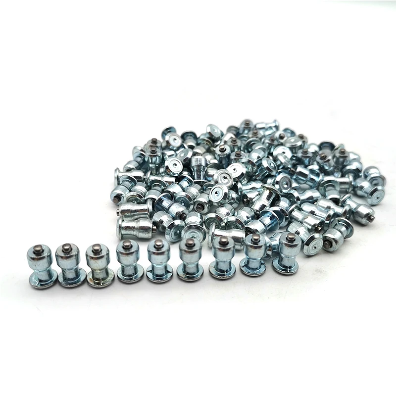 100pcs Car Tires Studs Screw Snow Spikes Tyre Sled Snow Ice Chains Metal 8mmx12mm
