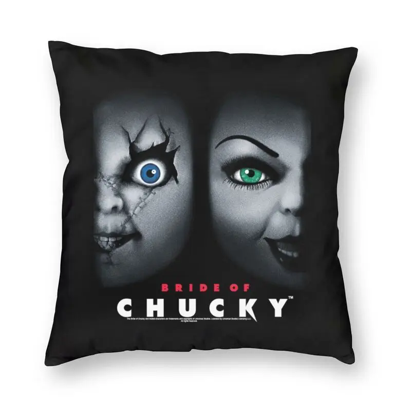 

Наволочка с изображением невесты Чаки, декоративная детская подушка для игр, наволочка, декоративная подушка для гостиной с двусторонним п...