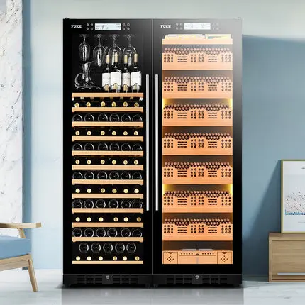 FK 188CW2 шкаф компрессионного светодиодный светильник хьюмидор винный дисплея