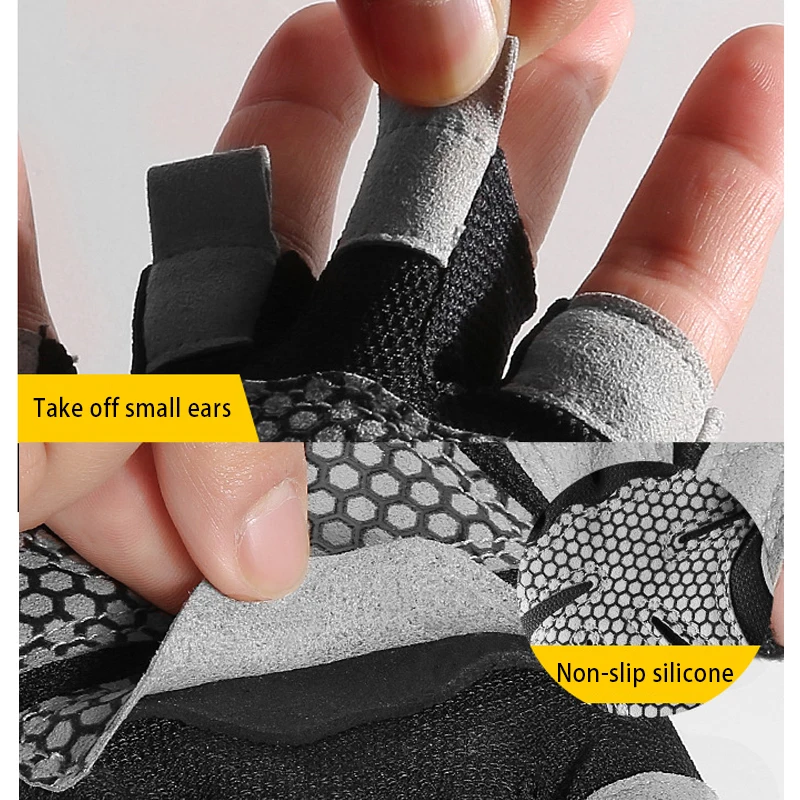 Новинка 1 пара перчатки с полупальцами дышащие противоударные противоскользящие